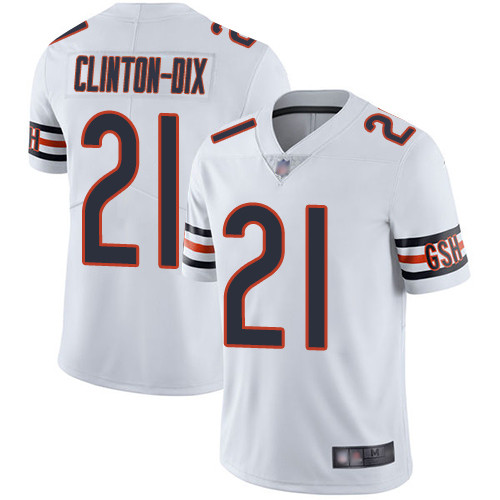 Chicago Bears Limited White Men Ha Ha Clinton-Dix Road Jersey NFL Football #21 Vapor Untouchable->youth nfl jersey->Youth Jersey